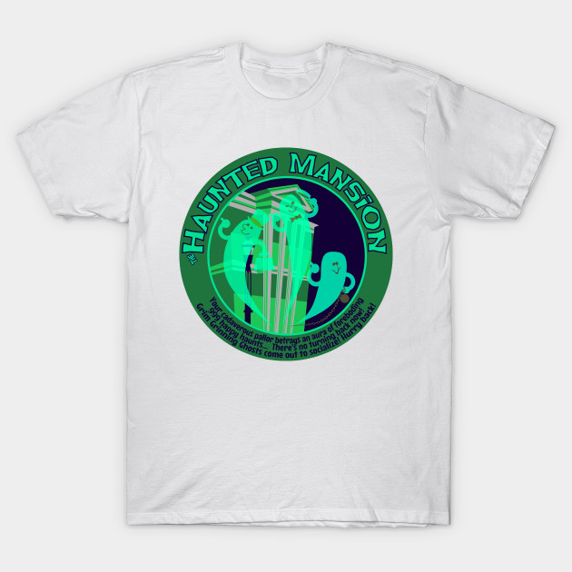 Haunted Mansion (spooky green) T-Shirt-TOZ